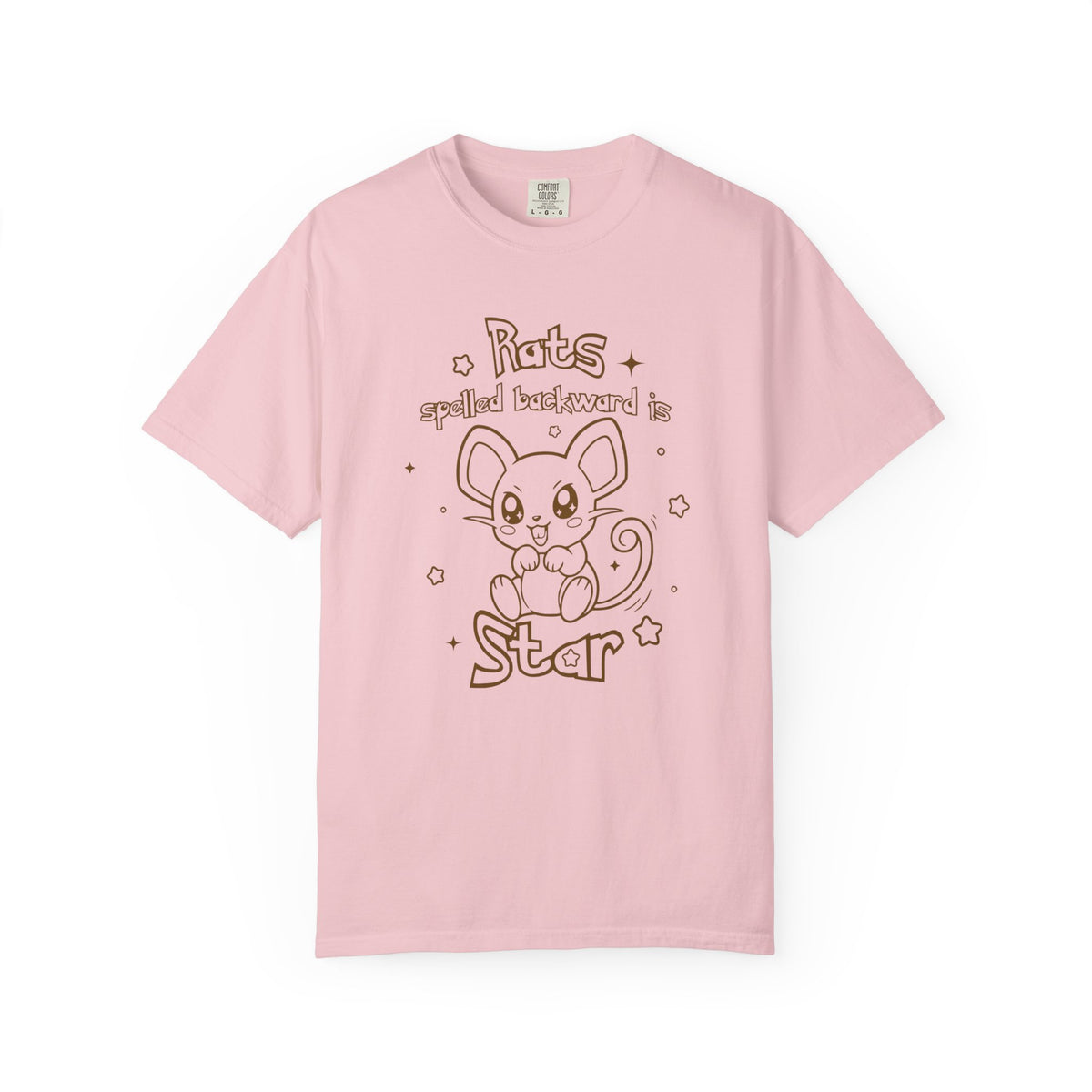 Rats spelled backward is star t-shirt cute Pkm rat animal design tee shirt