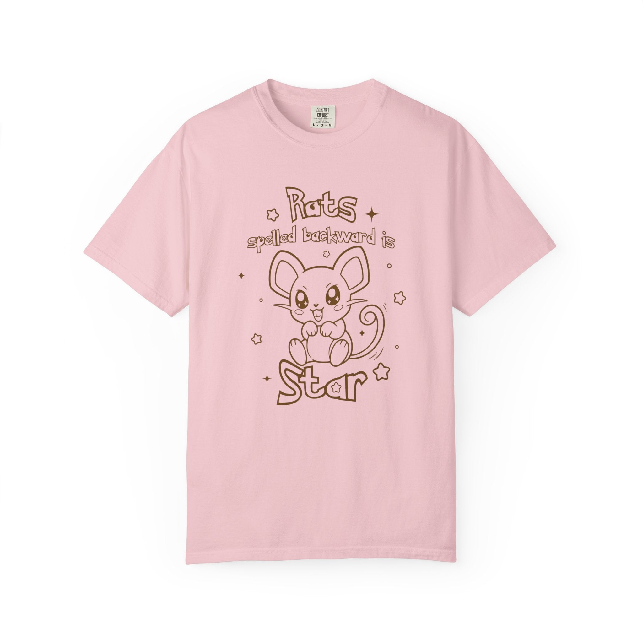 Rats spelled backward is star t-shirt cute Pkm rat animal design tee shirt