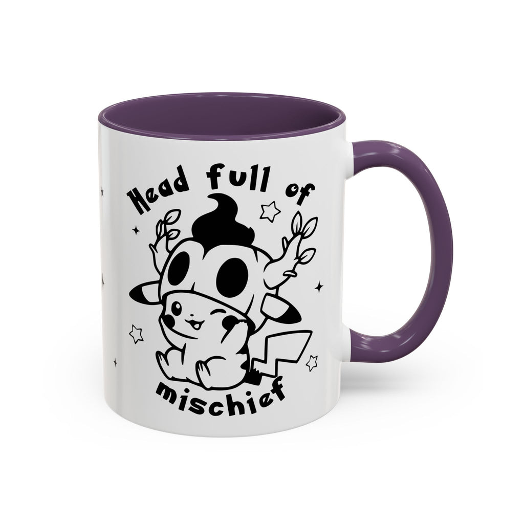 Head Full of Mischief Mug – Cute Spooky Coffee Cup