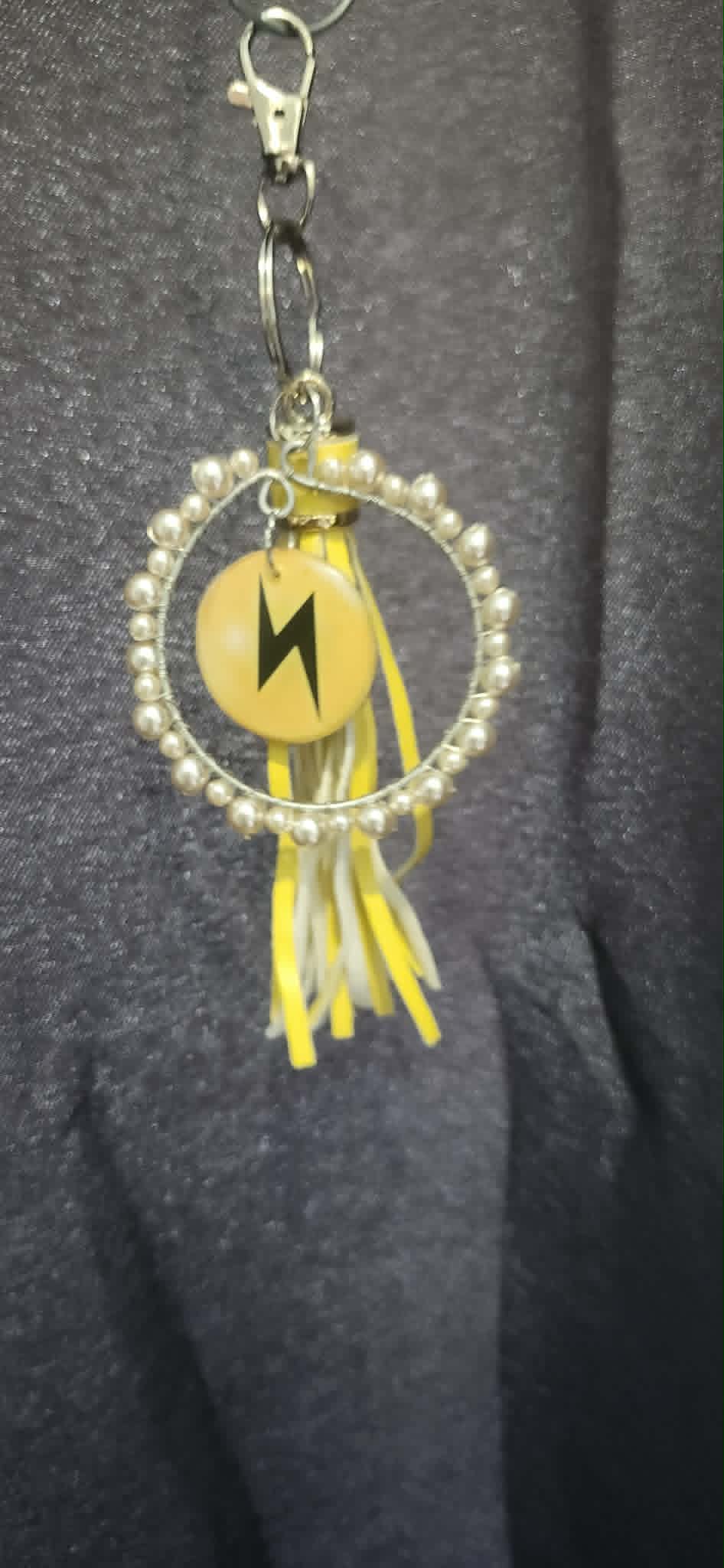 Mareep Beaded Charm