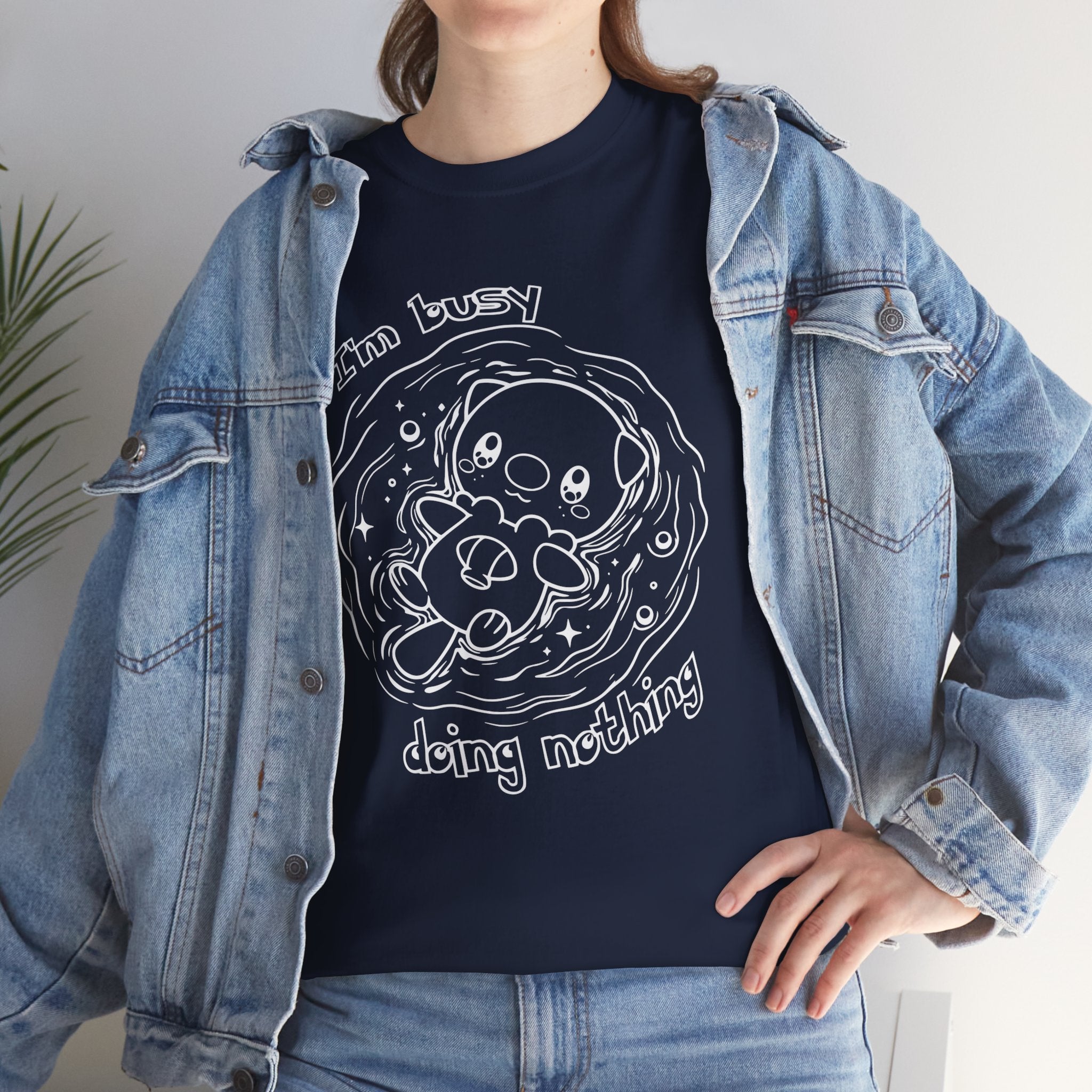 Otter Busy Doing Nothing Funny Quote T-Shirt Cute Otter Swimming Adorable Animal