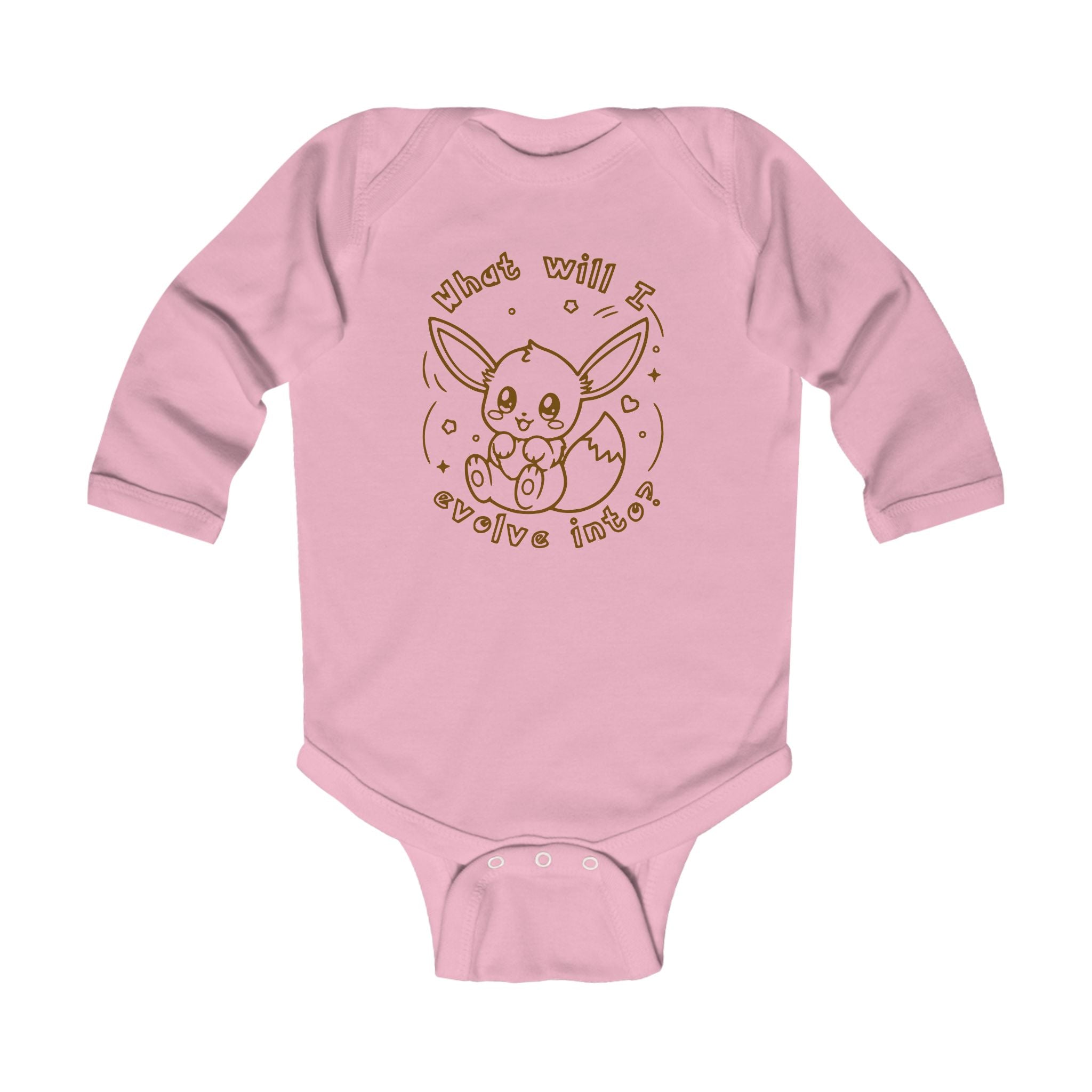 What will I evolve into? Eeveelutions infant bodysuit | Pkm Infant Long Sleeve clothing Kawaii Baby shower gift