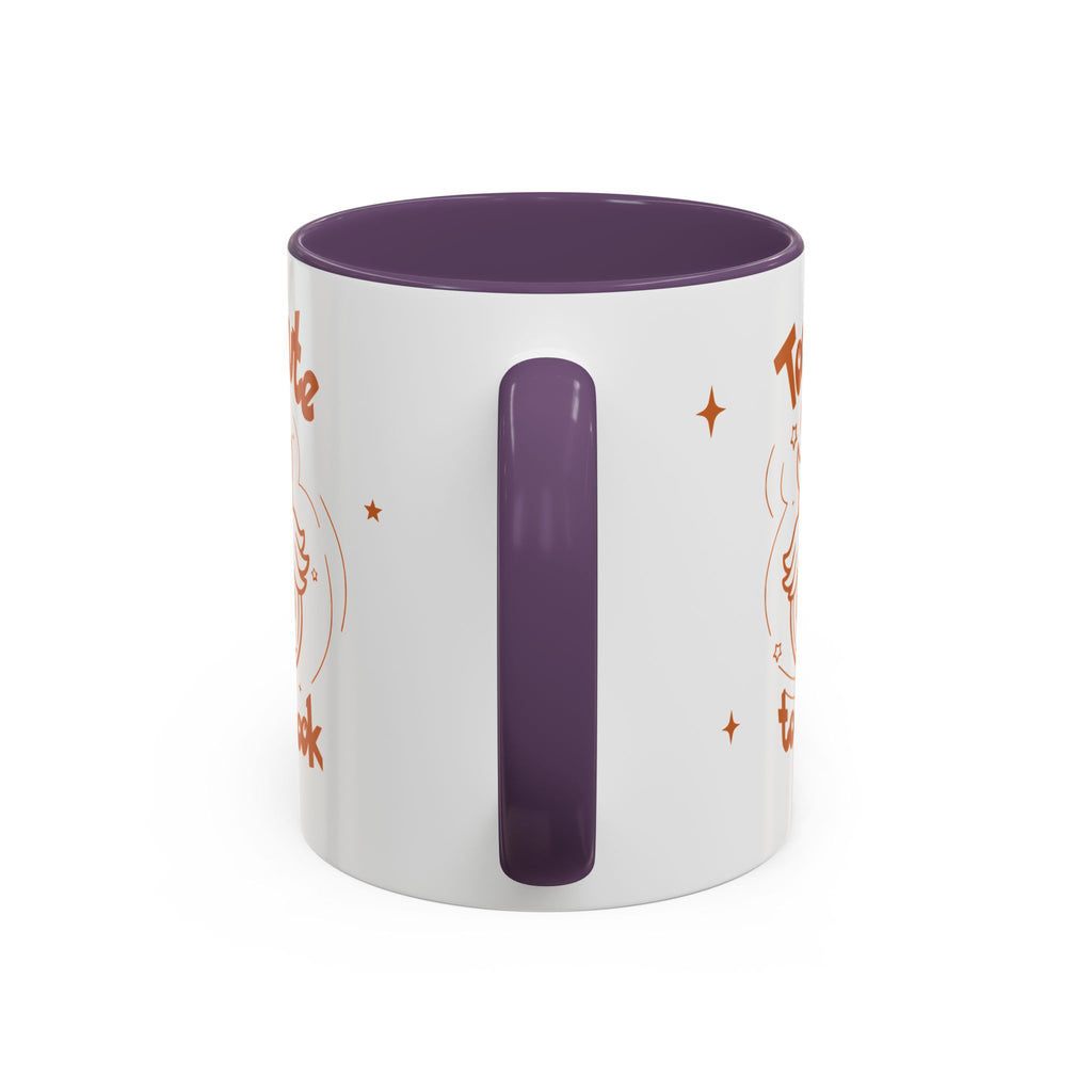 Too Cute to Spook Pumpkin Ghost Halloween Theme Mug | Accent Coffee Mug 11oz 15oz