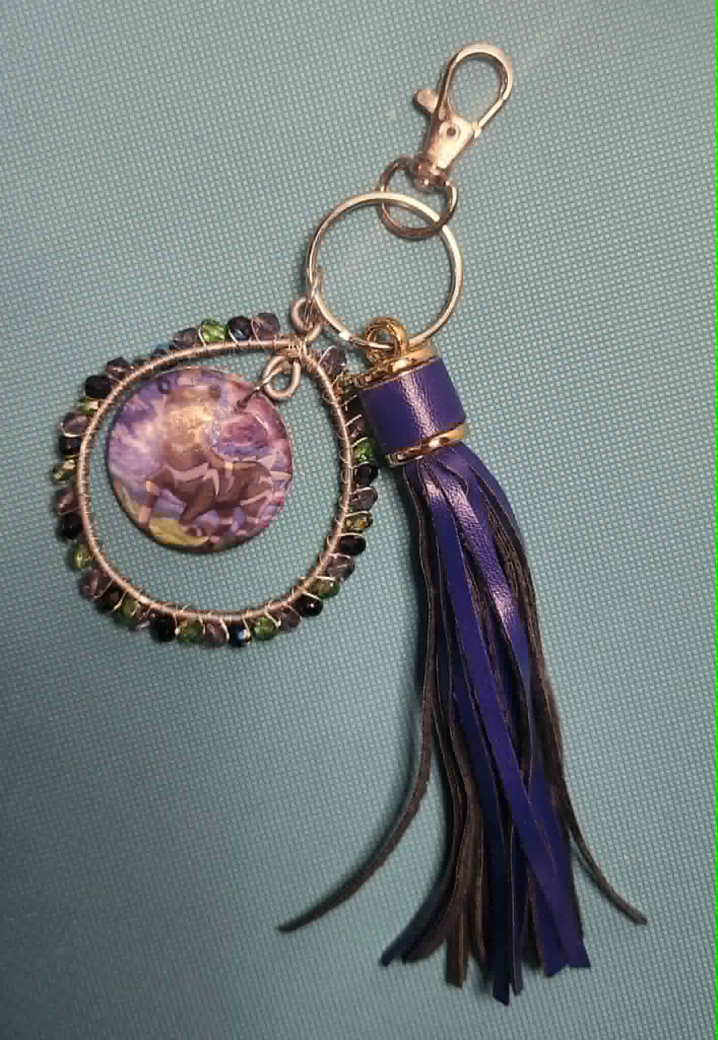 Handmade Blitzle & Zebstrika Keychain | Double-Sided Pokémon Bag Charm | Cute Anime Keyring | Unique Gamer Gift for Women