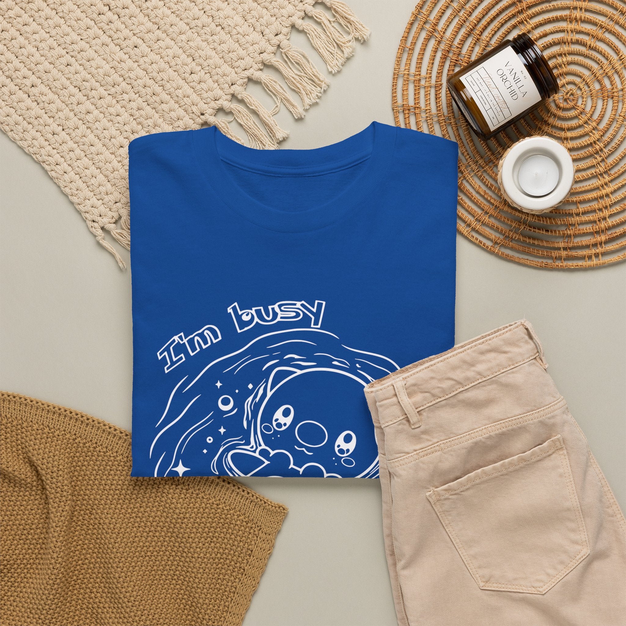 Otter Busy Doing Nothing Funny Quote T-Shirt Cute Otter Swimming Adorable Animal