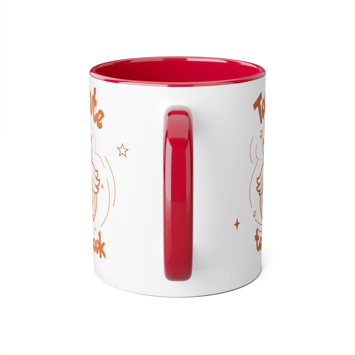Too Cute to Spook Pumpkin Ghost Halloween Theme Coffee Tea Mug