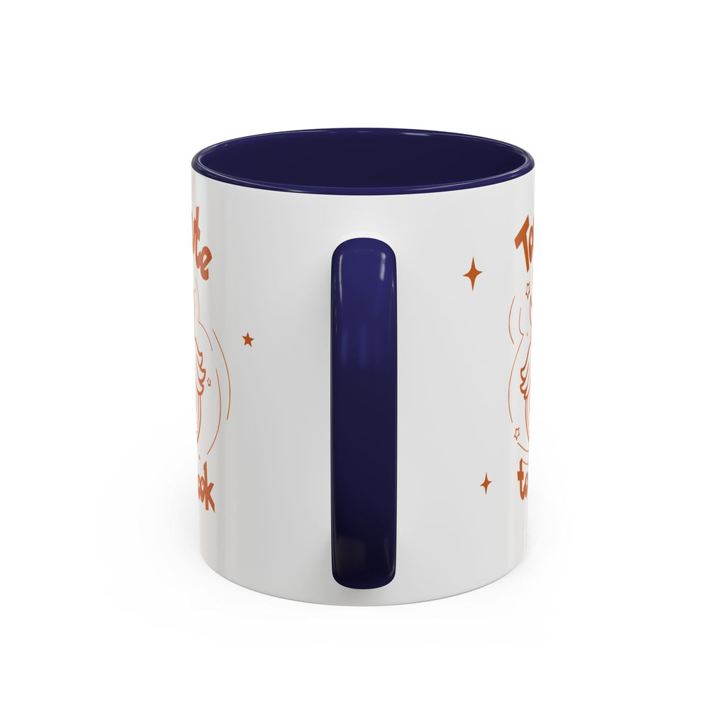 Too Cute to Spook Pumpkin Ghost Halloween Theme Mug | Accent Coffee Mug 11oz 15oz