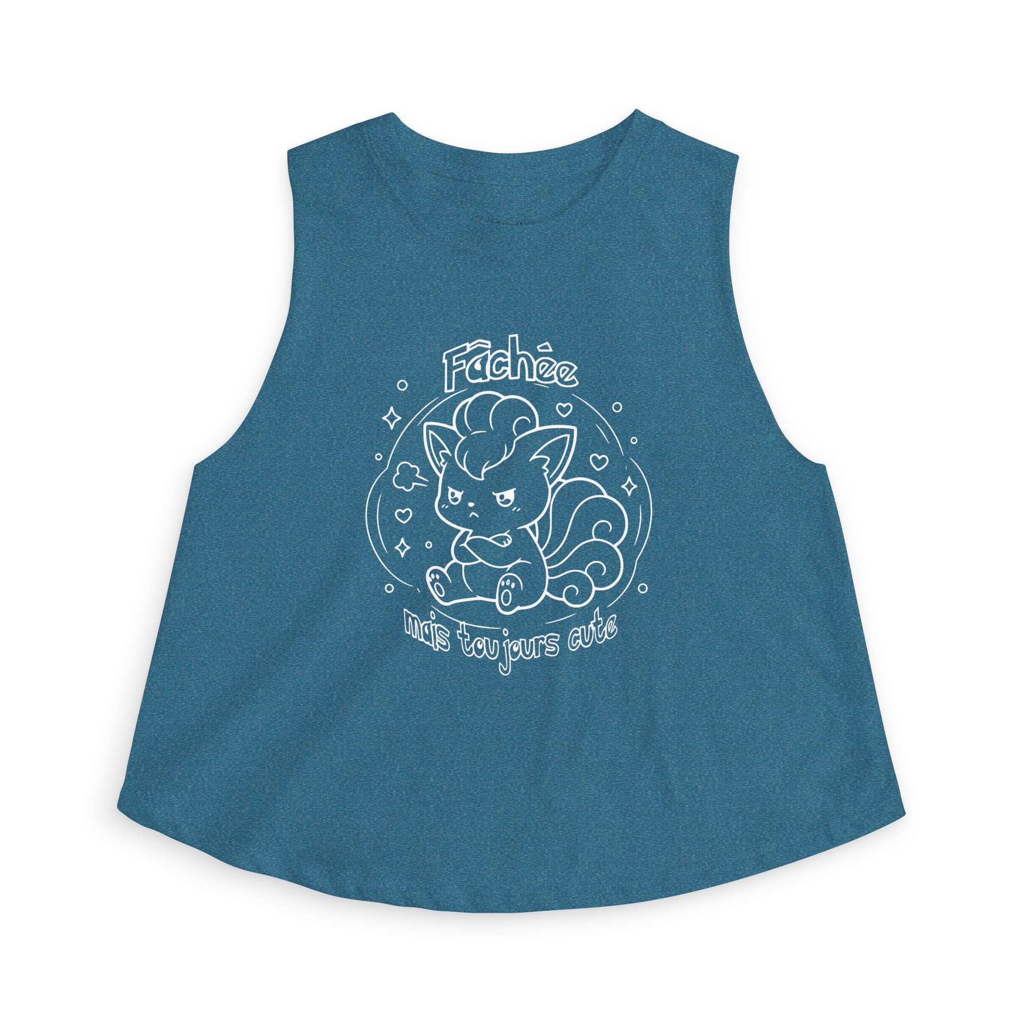 Crop Top inspiré de Goupix (Vulpix), Fâchée mais toujours cute