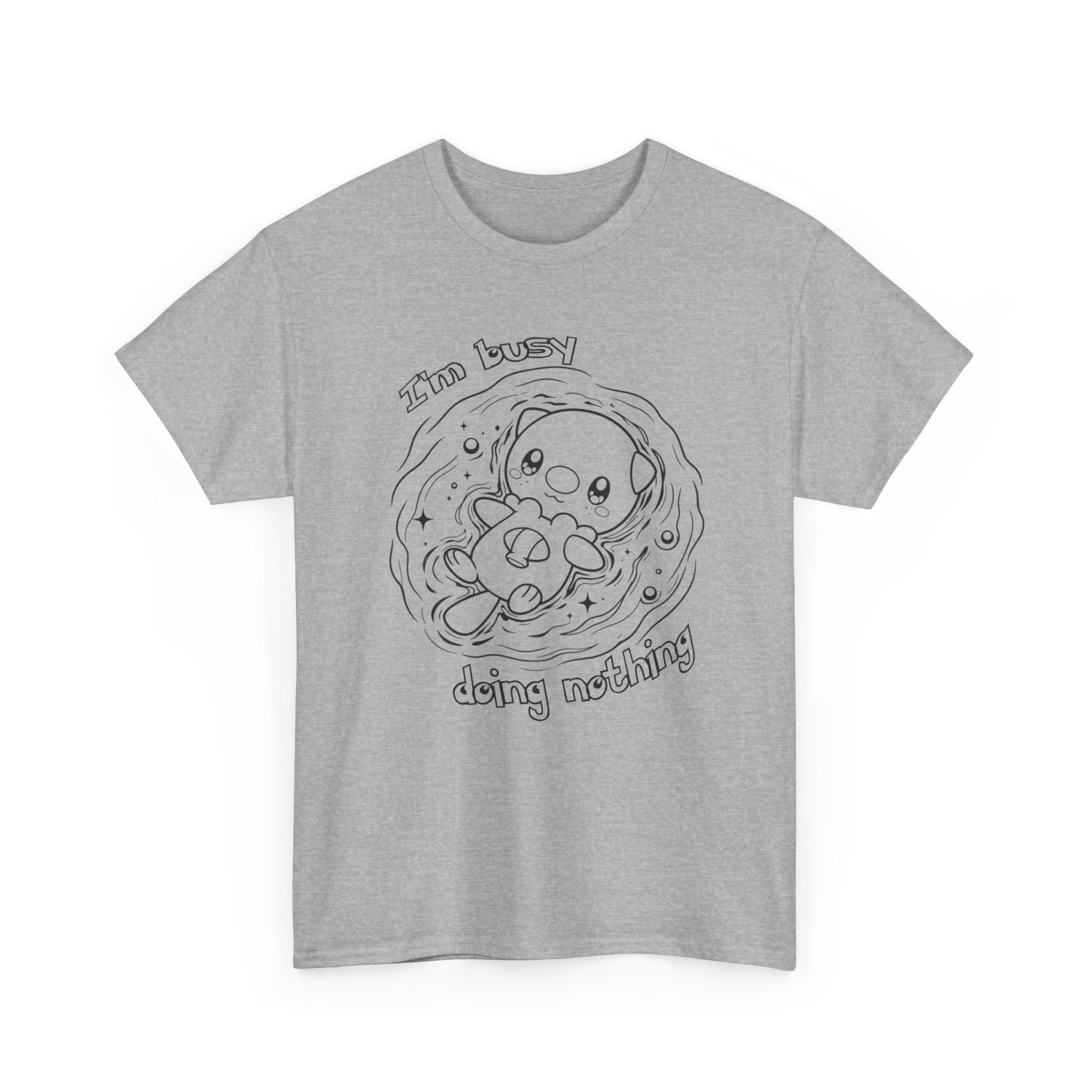 Otter Busy Doing Nothing Funny Quote T-Shirt Cute Otter Swimming Adorable Animal