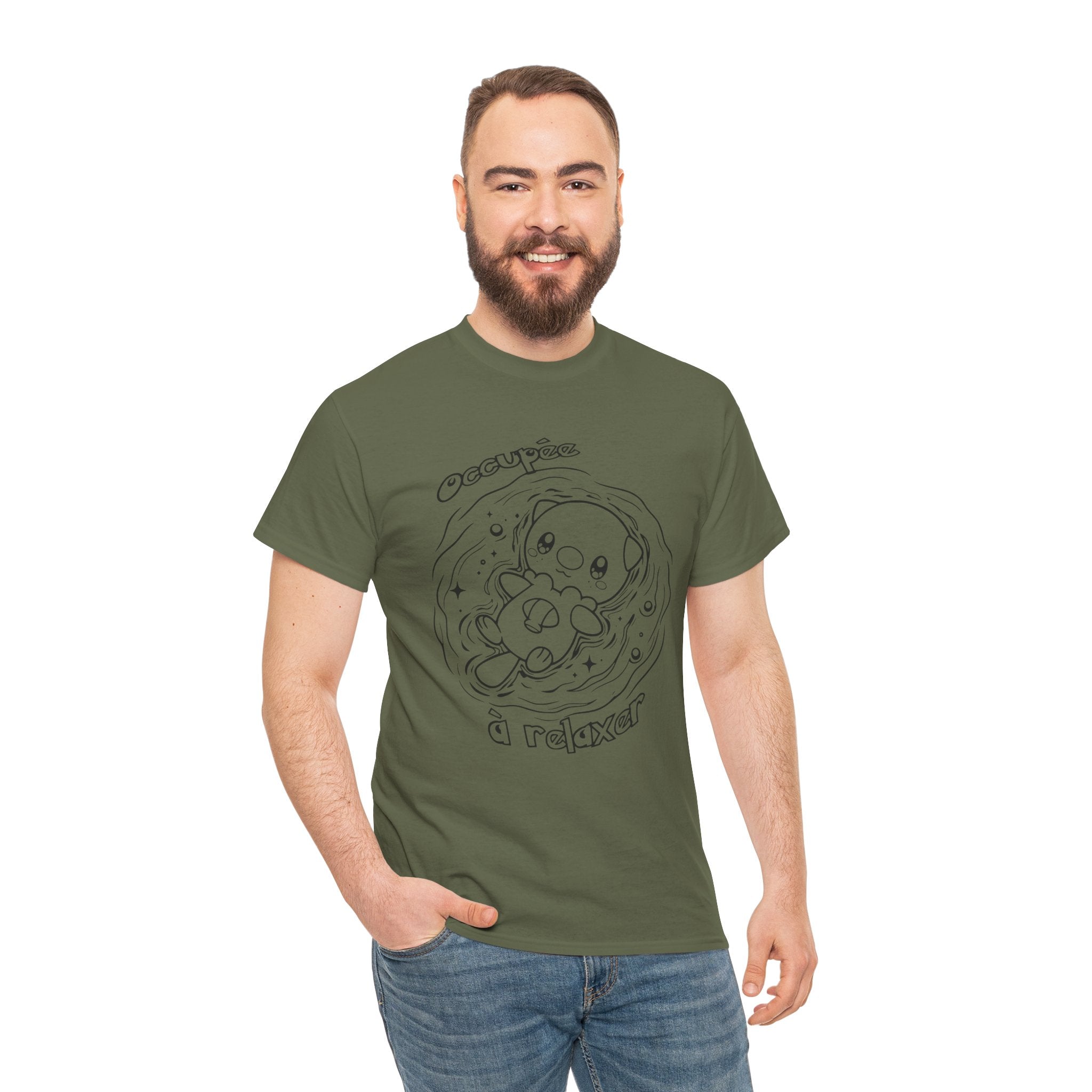 T-shirt inspiré de Moustillon (Oshawott), Occupée à relaxer