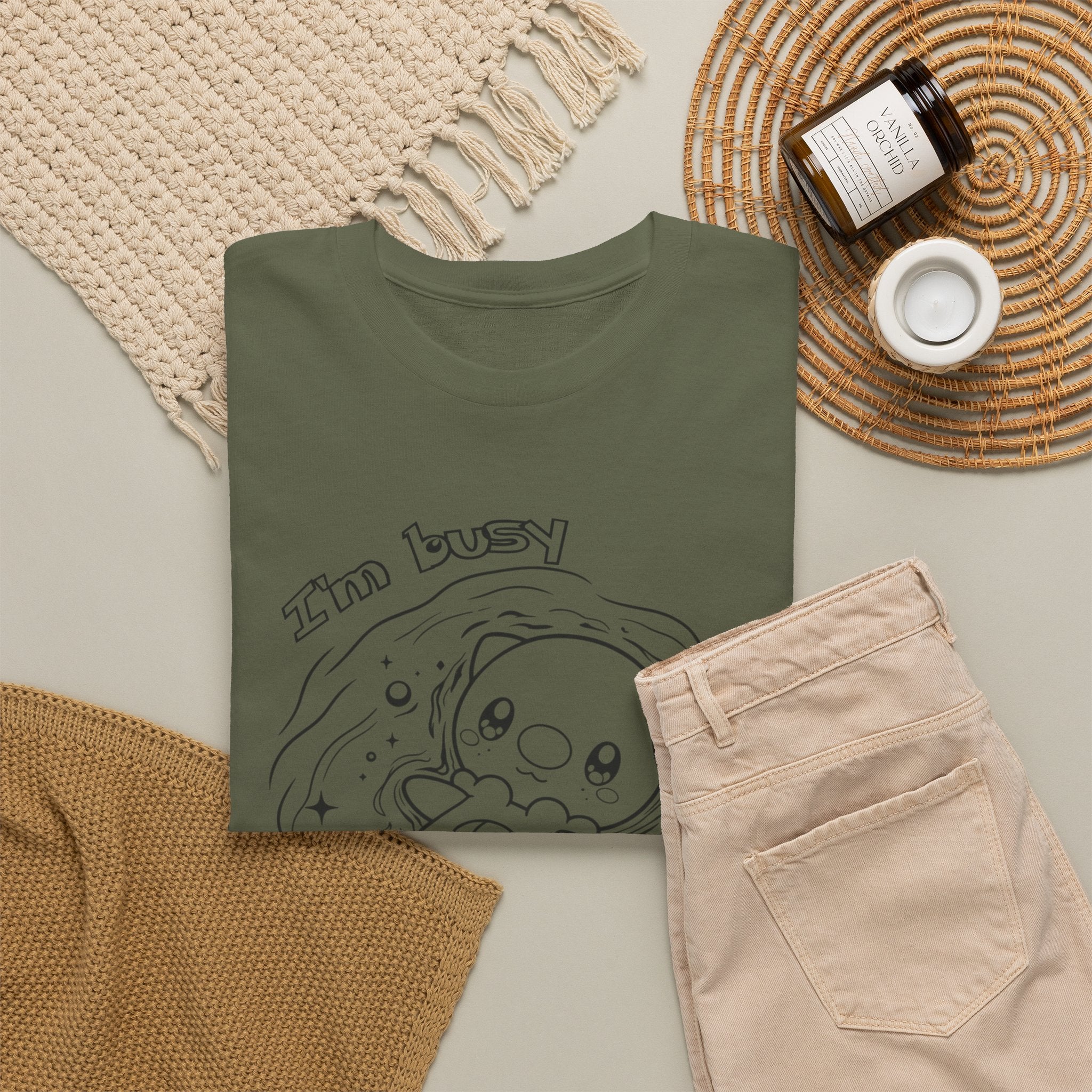 Otter Busy Doing Nothing Funny Quote T-Shirt Cute Otter Swimming Adorable Animal