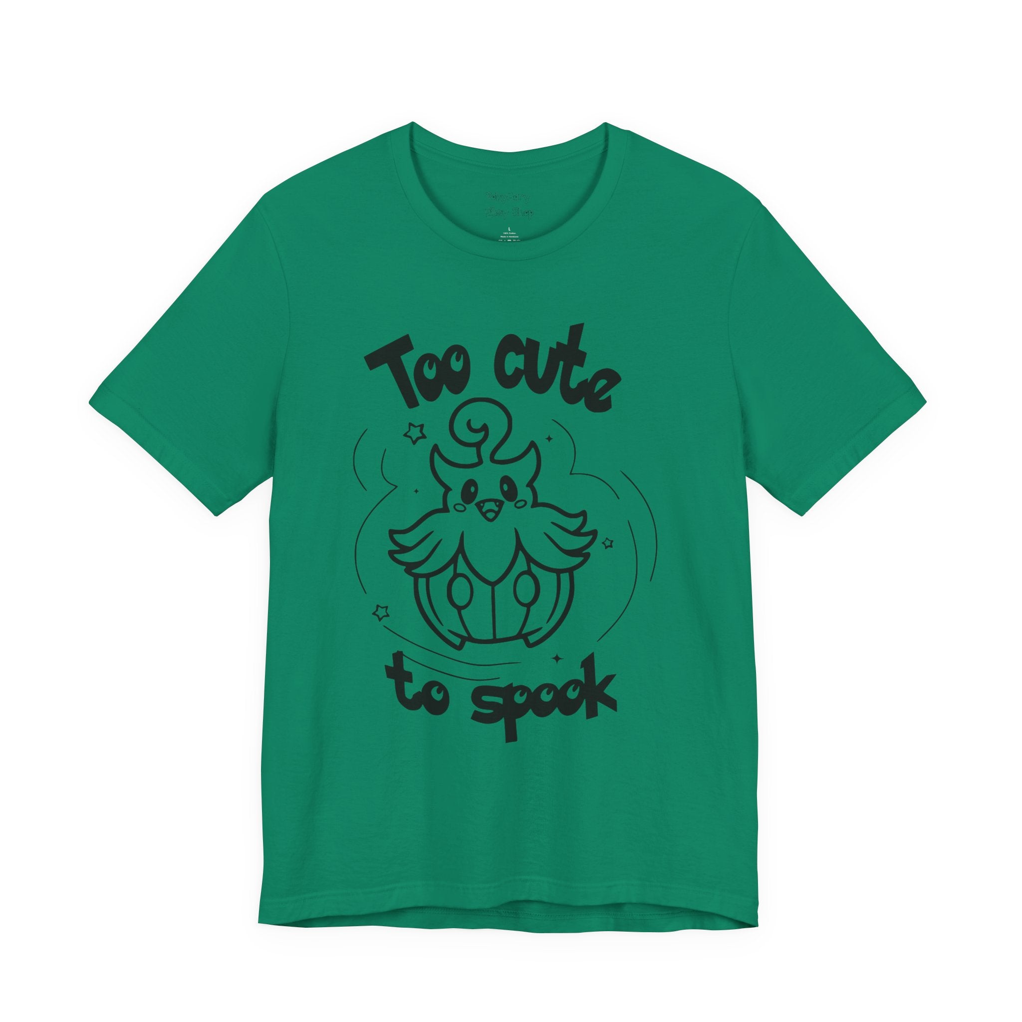 Too Cute to Spook Comfy Tee Shirt | Halloween Theme Gift Ghost Pumpkin T-Shirt for women