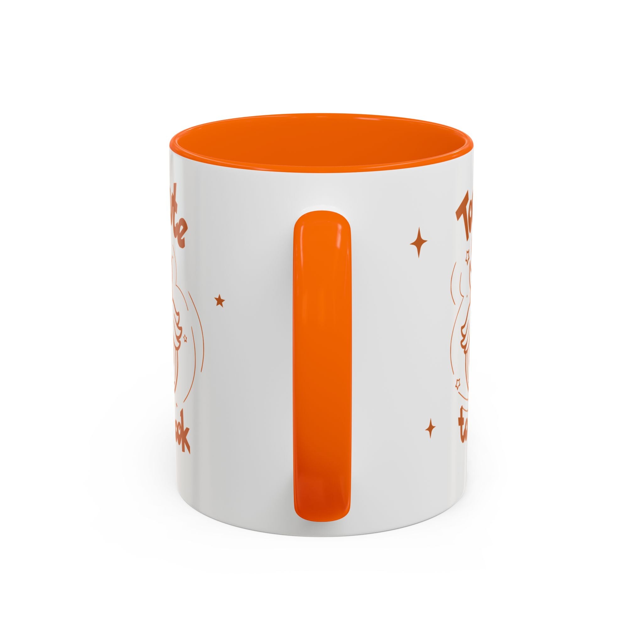 Too Cute to Spook Pumpkin Ghost Halloween Theme Mug | Accent Coffee Mug 11oz 15oz