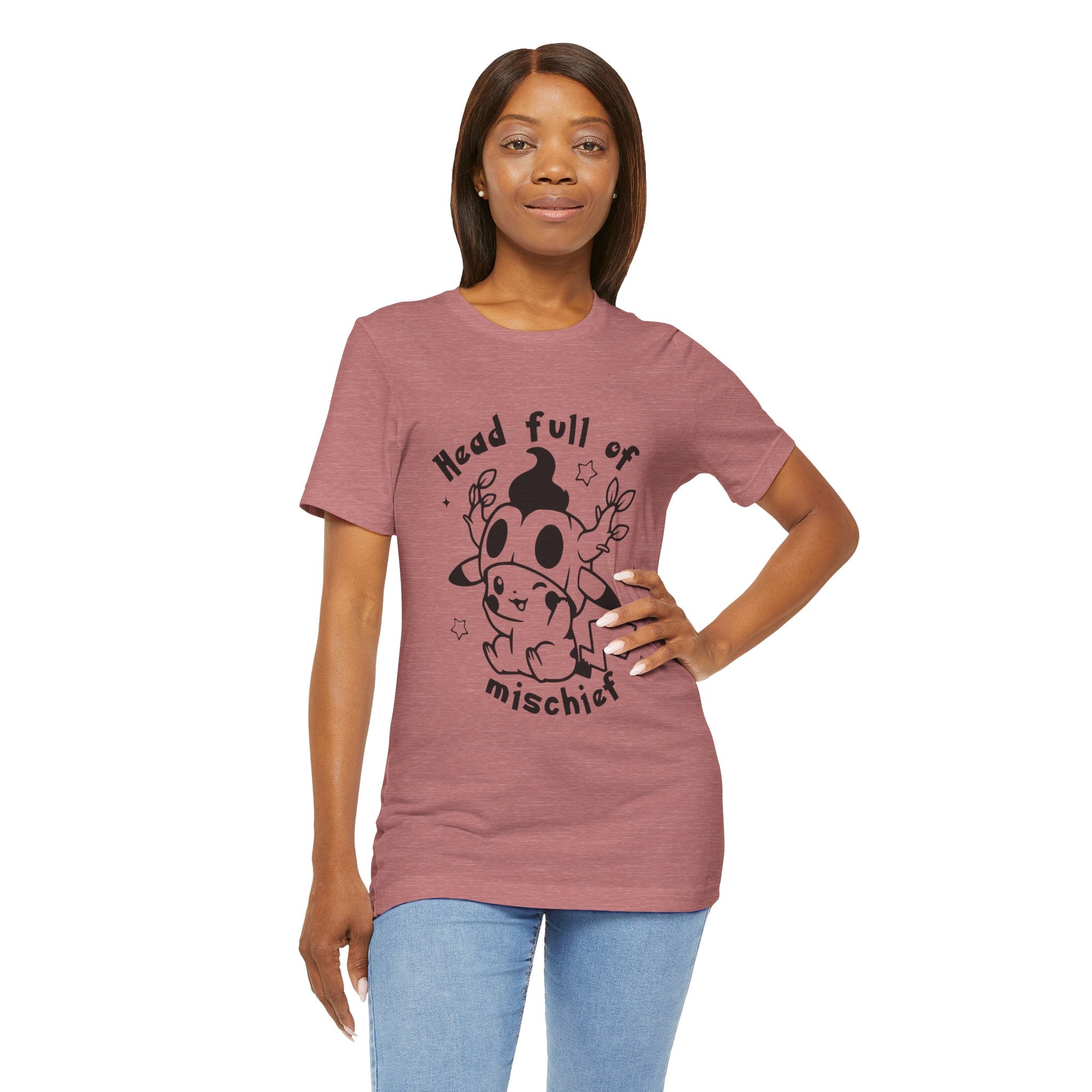 Head Full of Mischief | Cute Halloween Unisex T-Shirt