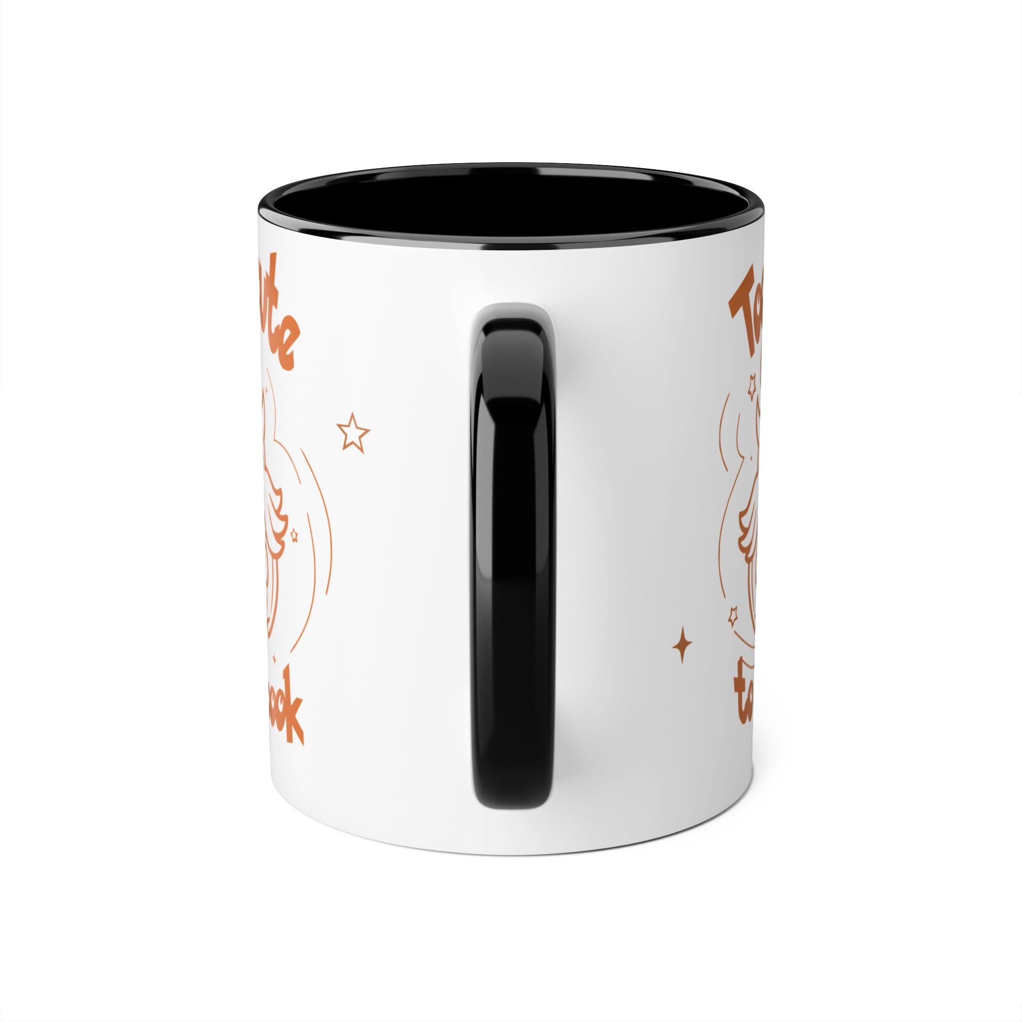 Too Cute to Spook Pumpkin Ghost Halloween Theme Coffee Tea Mug