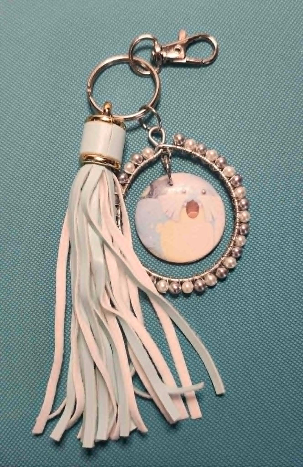 Sealeo Arctic Charm – Handmade Pokémon-Inspired Bag Charm, Keychain & Car Accessory
