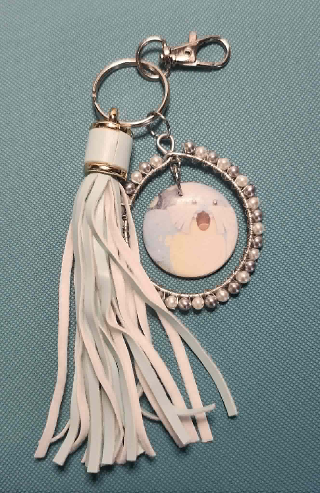 Sealeo Arctic Charm – Handmade Pokémon-Inspired Bag Charm, Keychain & Car Accessory